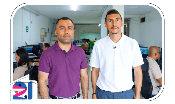 Compañeros de trabajo de la empresa Insitel