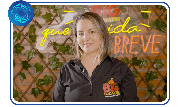 Mujer trabajadora de la empresa Big Broaster YM