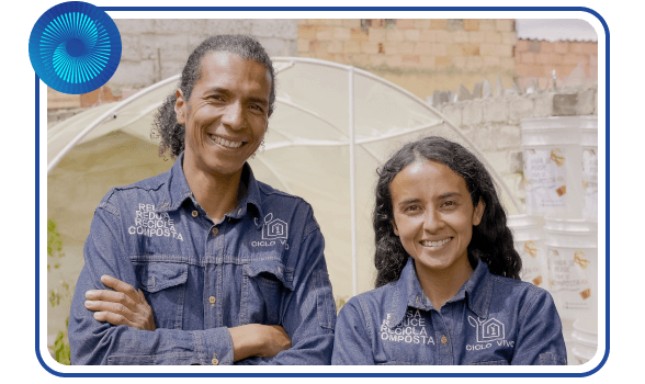 Mujer trabajadora de la empresa Ciclo Vivo