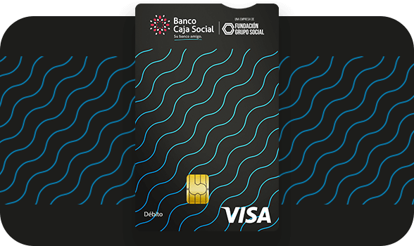 Tarjeta débito del Banco Caja Social