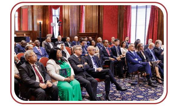 Invitados a la ceremonia de premiación en el Metropolitan Club de Washington, D.C.