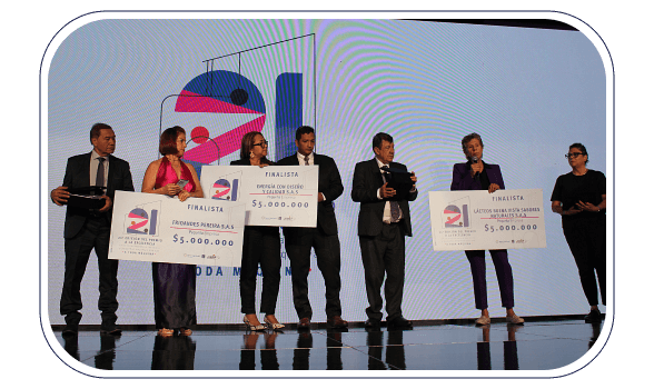 Finalistas de la categoría Pequeña Empresa del Premio a la Excelencia en su edición 21
