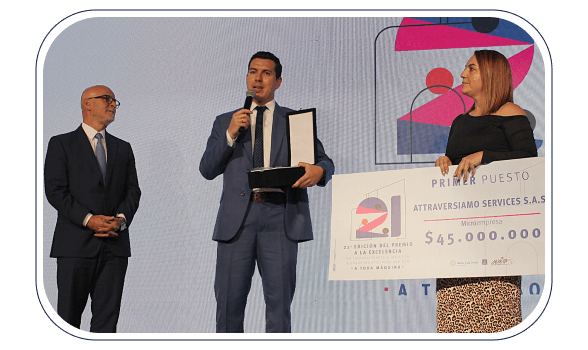 Ganador en la categoría Microempresa del Premio a la Excelencia en su edición 21