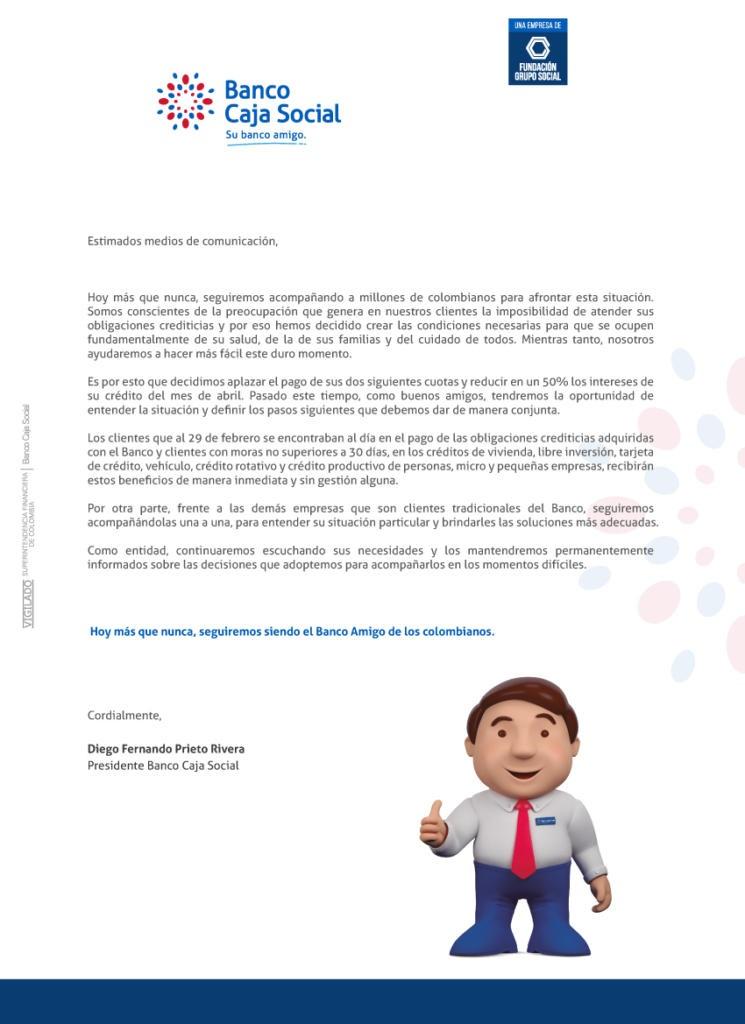 alivios créditos fase 1