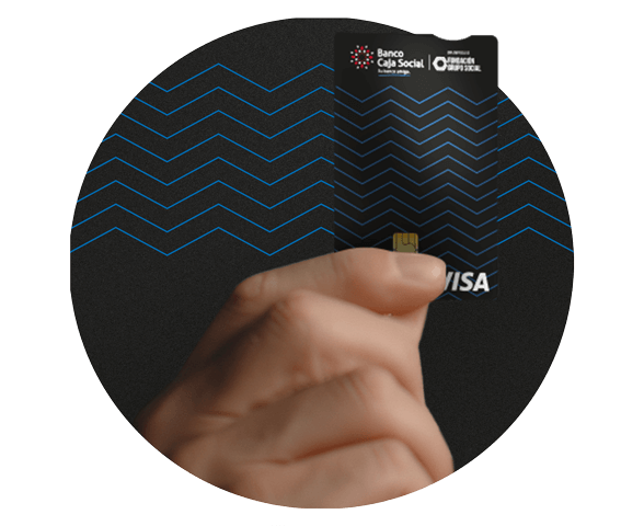 Tarjeta débito del Banco Caja Social