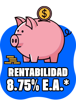 Alcancía de la Cuenta de Ahorros Cuentamiga con rentabilidad