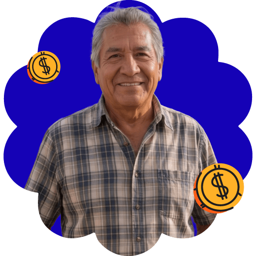 Pensionado emocionado con la nueva campaña del Banco Caja Social