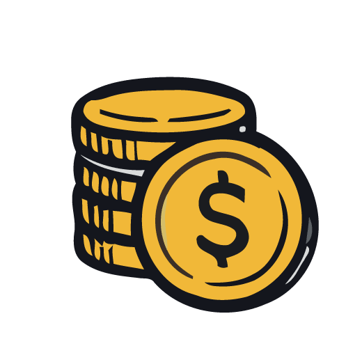 Vector de monedas