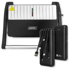 Panini Grill y Powerbank 10.000 mAh