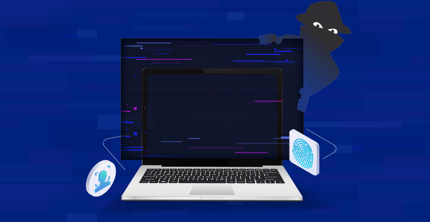 Vector de un computador con la pantalla de color negra