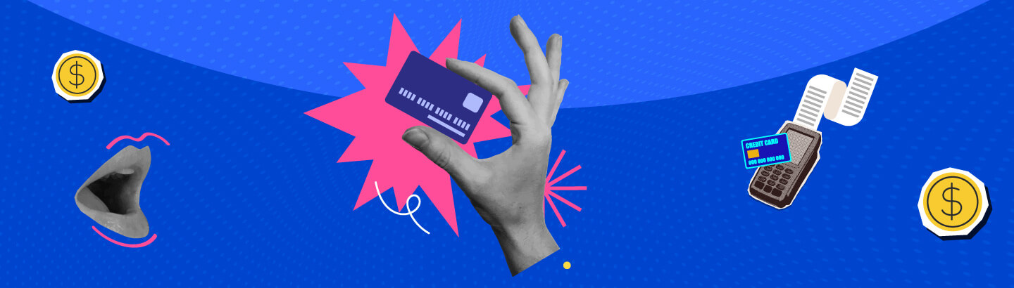 Mano sosteniendo una tarjeta