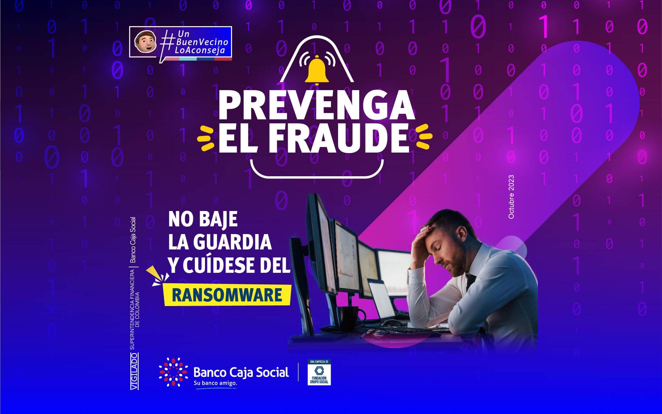 Persona preocupada en frente de su computador