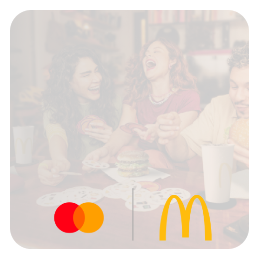 Logo de McDonald's y MasterCard