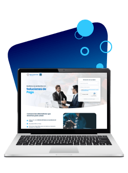 Computador con la nueva opción para gestionar pagos