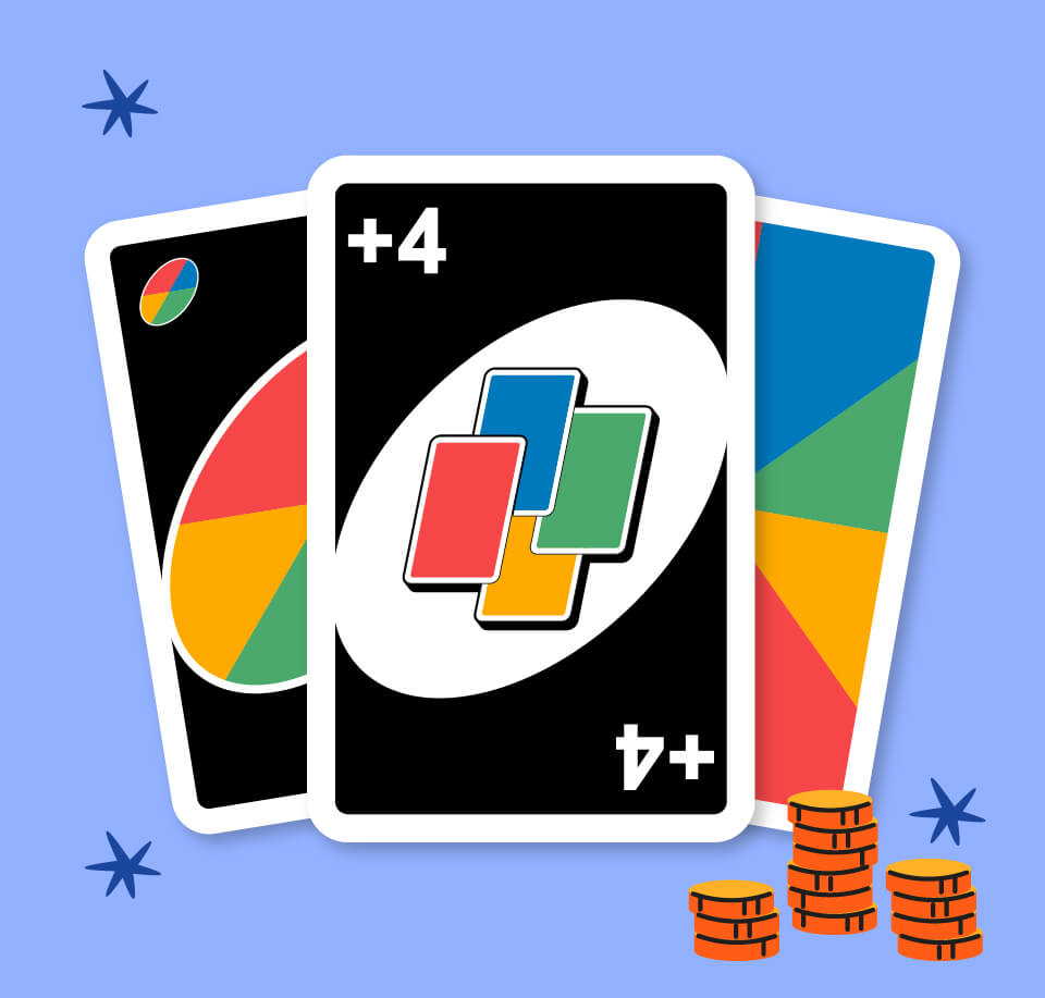 Vector de un juego de cartas